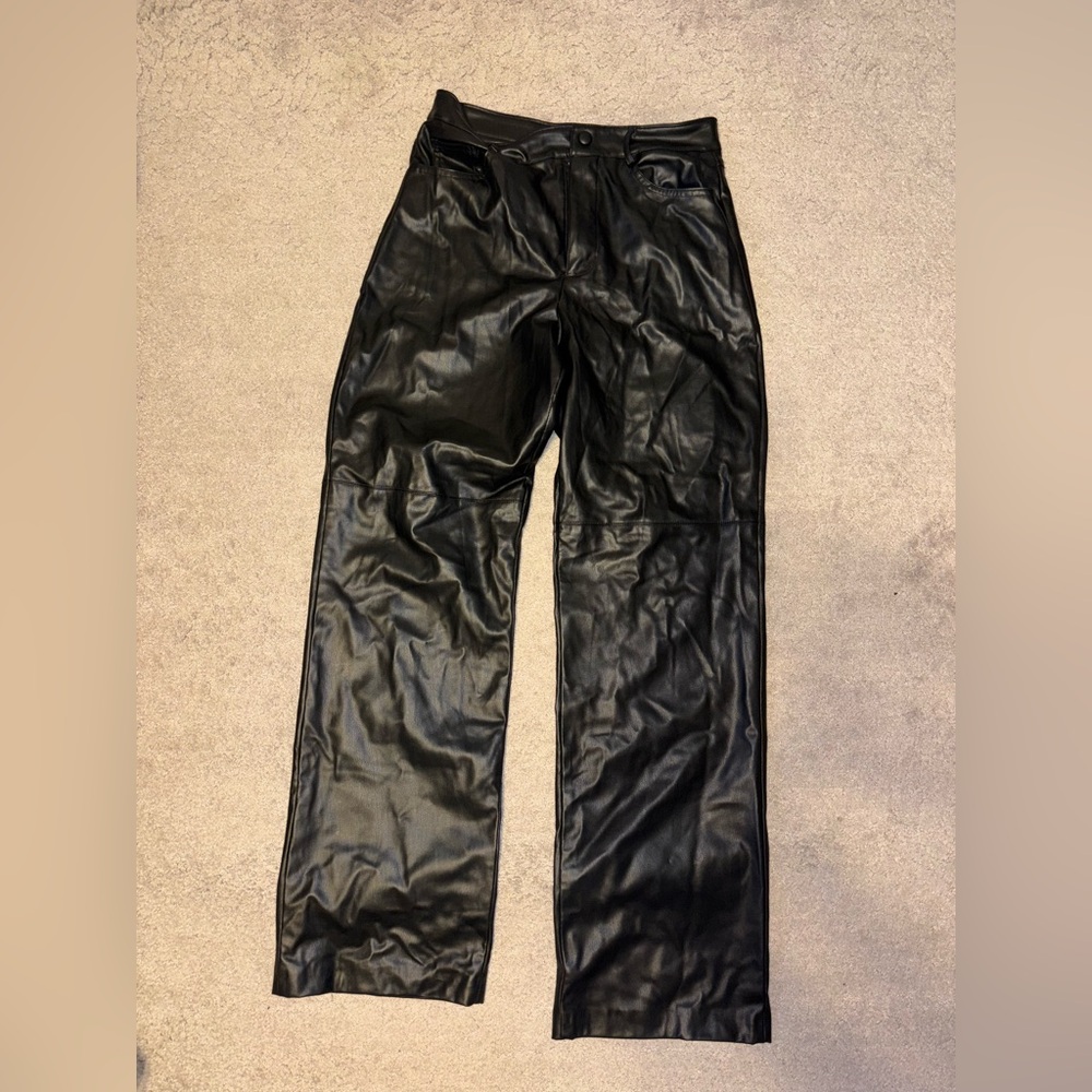 ZARA leather pants